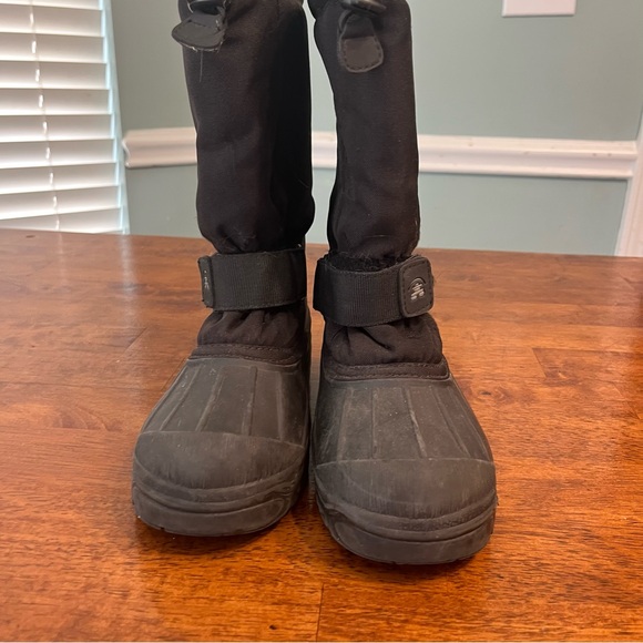 Kamik kids rocket waterproof Black Insulated Snow Boots size 3 - Picture 4 of 10
